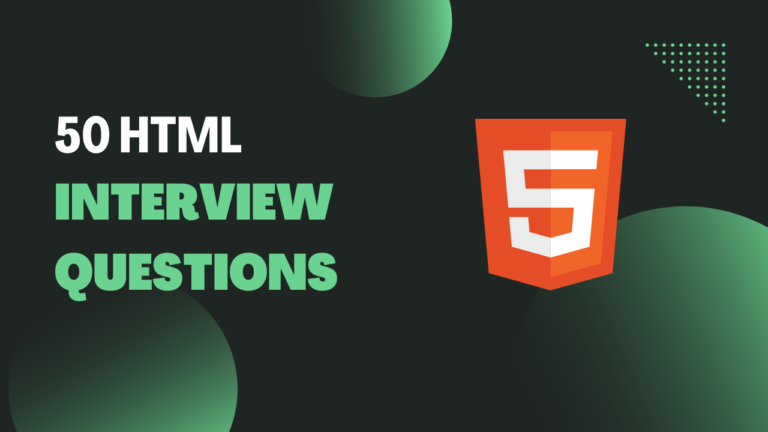 50 html Interview Questions